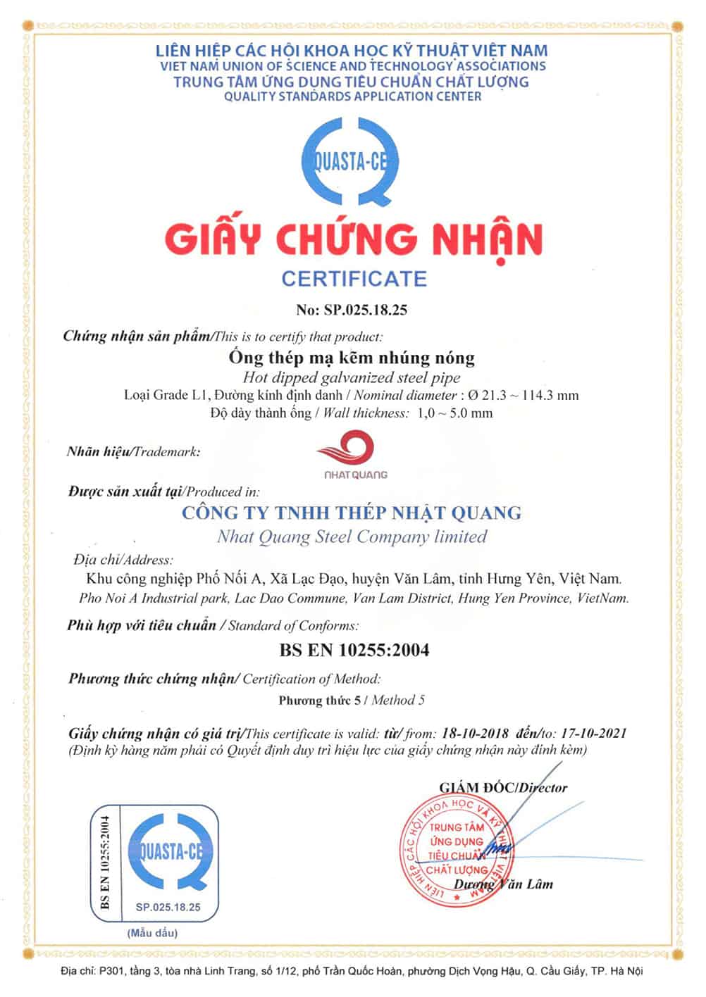 Cn Ống Mạ Kẽm Nhúng Nóng 1 1