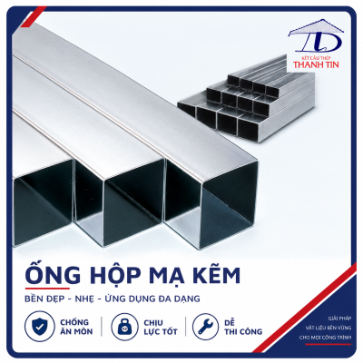 Ống Hộp Mạ Kẽm