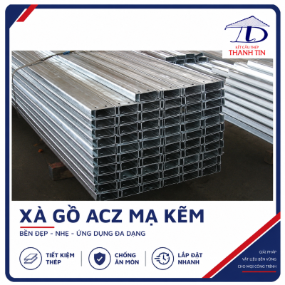 Xà Gồ Acz Mạ Kẽm
