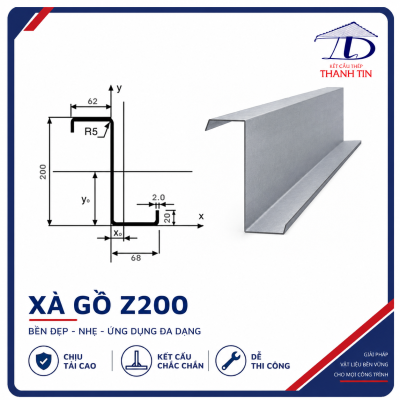 Xà Gồ Z200
