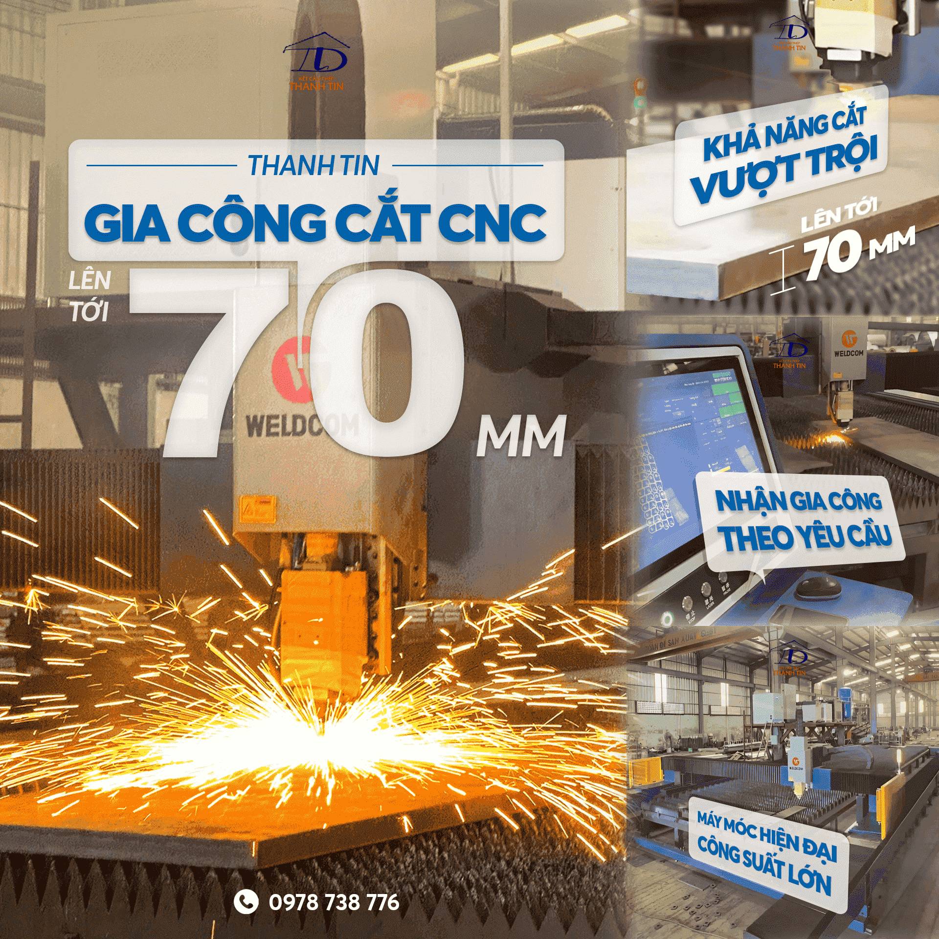 Cắt CNC theo yêu cầu