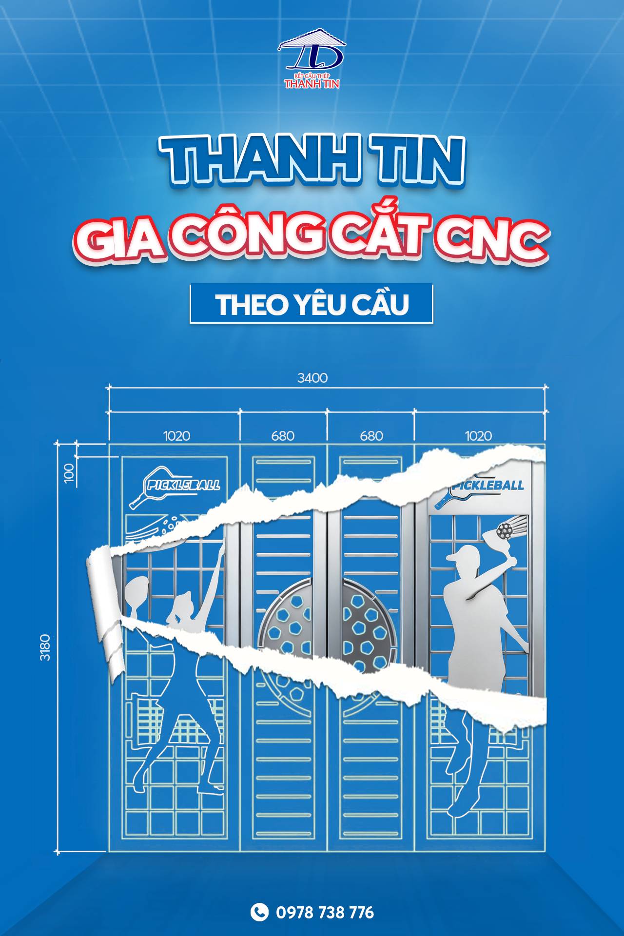 Năng lực gia công cắt CNC tại Thanh Tin