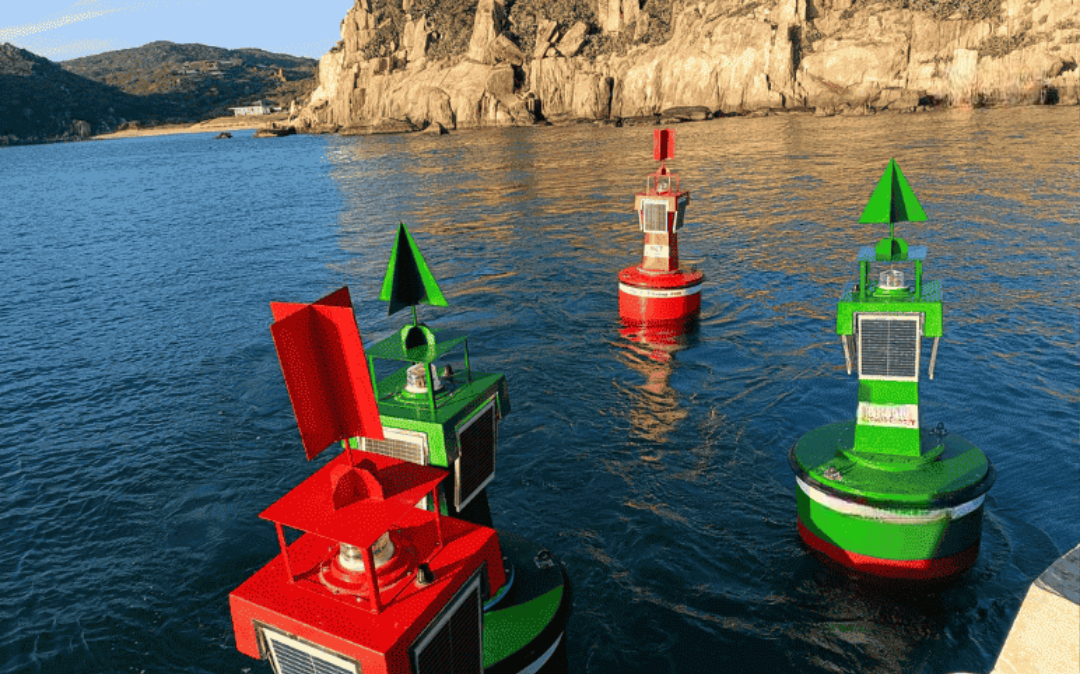 Phao chỉ vị trí giới hạn luồng