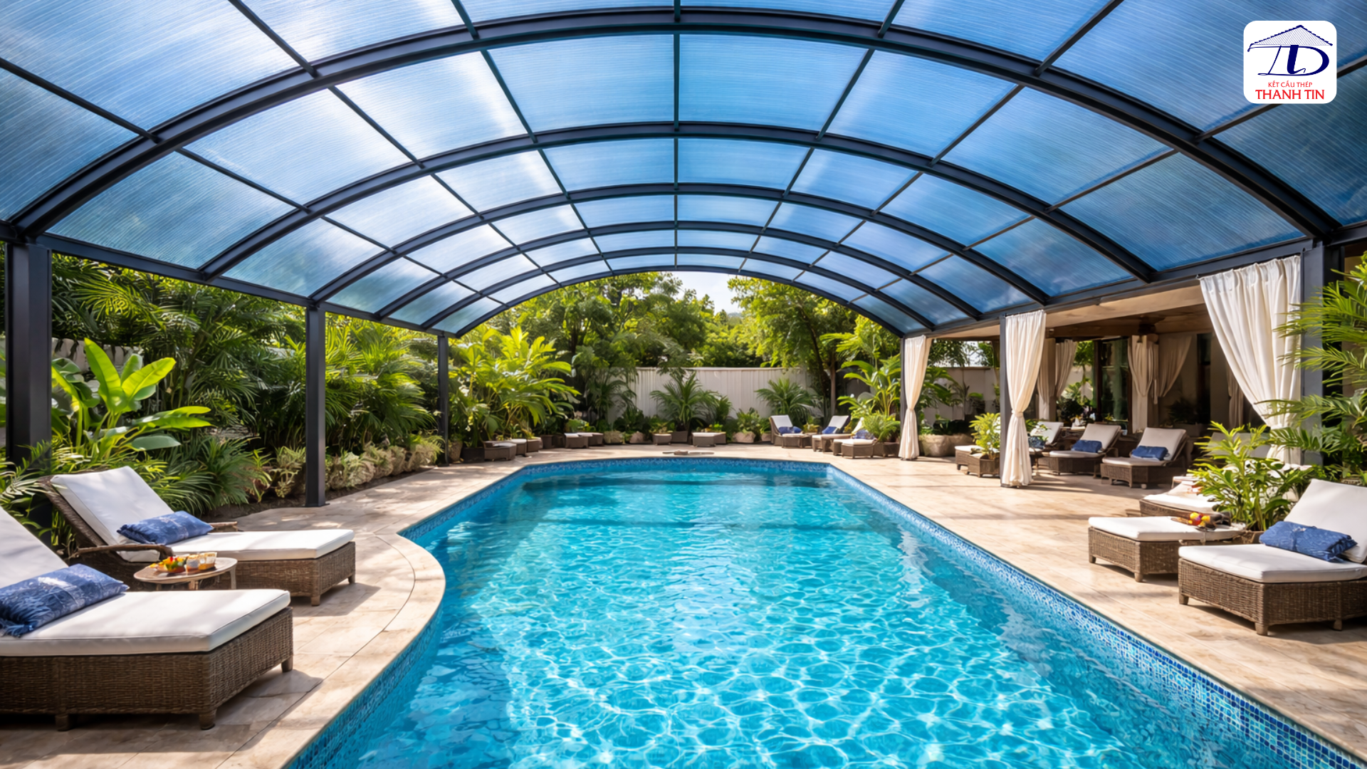 tấm nhựa polycarbonate lấy sáng Thanh Tin